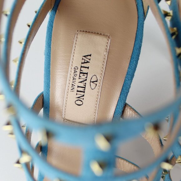 NEW VALENTINO GARAVANI Rockstud Strap Cage Sandals- Summer Events & Parties - Picture 11 of 16